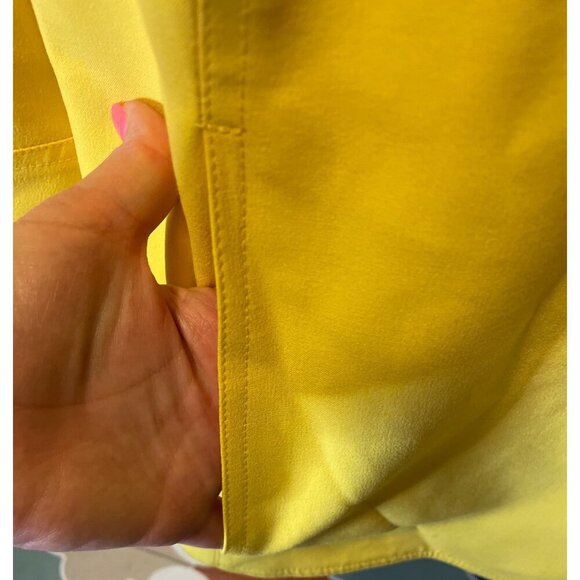 Jones Studio NWT Yellow Open Front Collarless Blazer Jacket Sz 3X - Picture 5 of 8